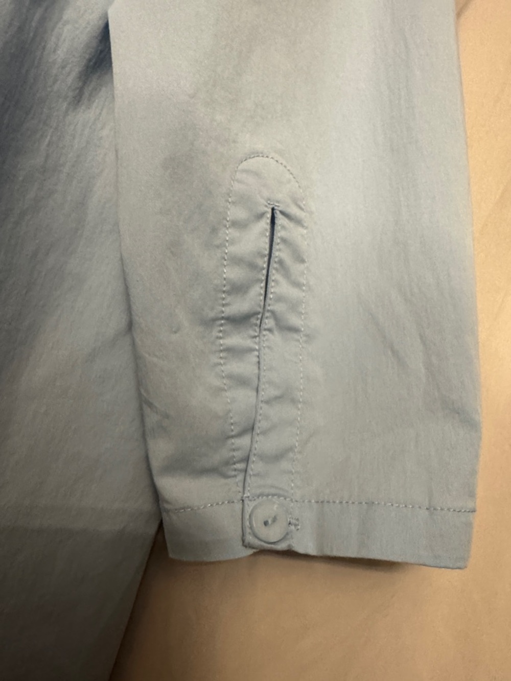 Stella Carakasi Oversized Button-Up Tunic, Size XL, Color Light Blue - Picture 7 of 11